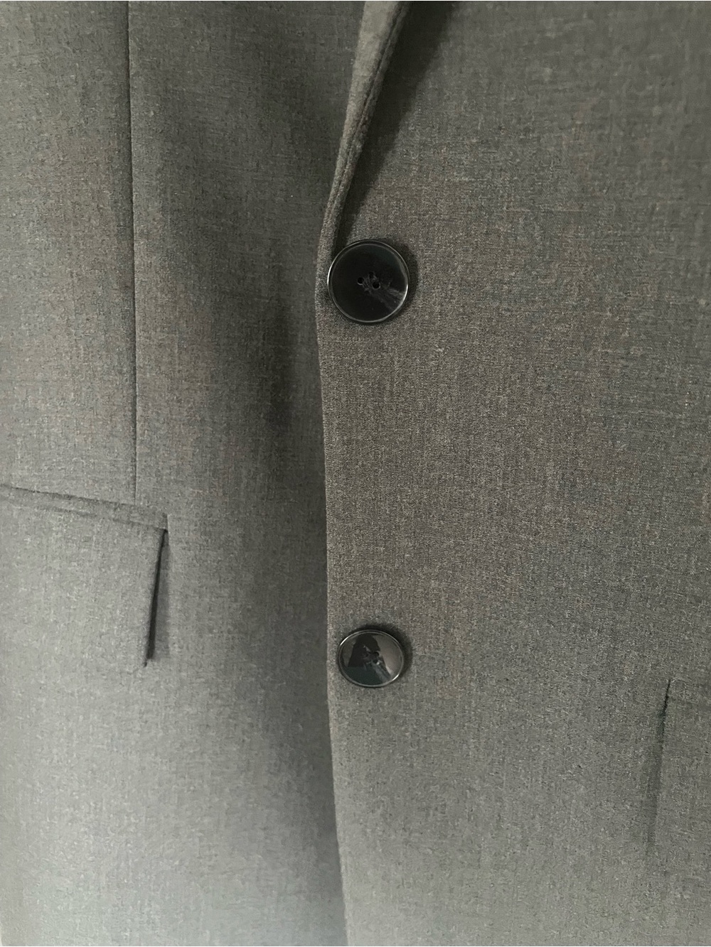 ZARA Charcoal Gray Menswear Style Blazer - Picture 3 of 12